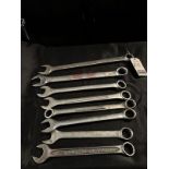 ASS'T H.D. COMBINATION WRENCHES W/ POLY BIN