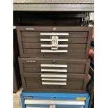 KENNEDY 9D MACHINIST TOOL CHEST W/ CARBIDE END MILLS, CARBIDE DRILLS & PERISHABLE TOOLING