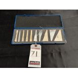 10-PC. ANGLE BLOCK SET W/ CASE