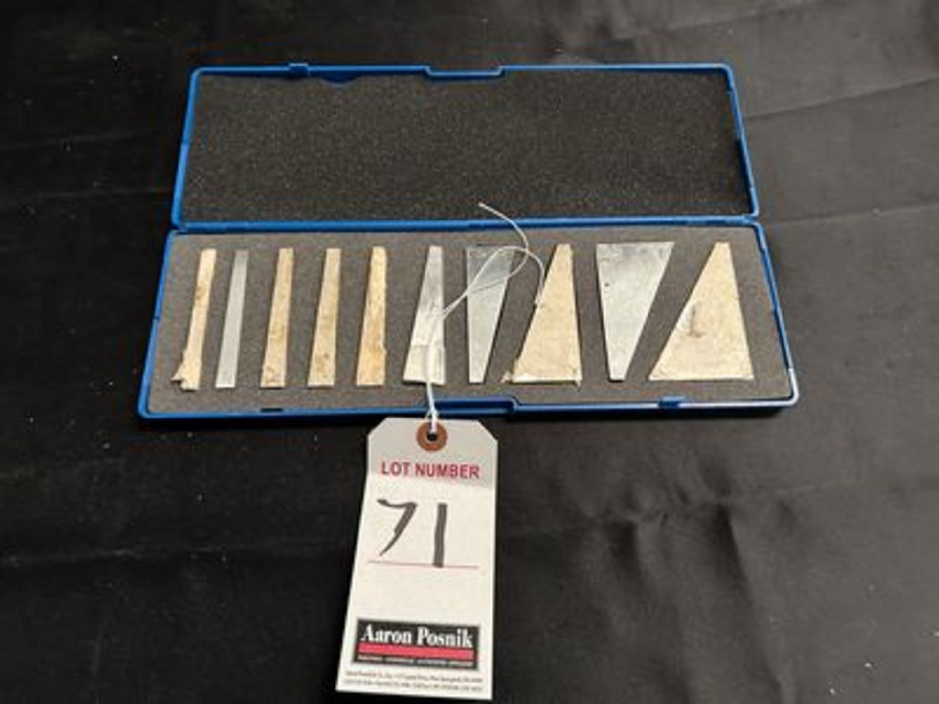 10-PC. ANGLE BLOCK SET W/ CASE