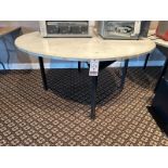 60" DIA. FOLDING BANQUET TABLE