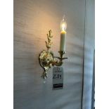 BRASS TYPE WALL SCONCES