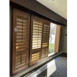 8'X6' WOOD SHUTTER PANEL SHADES