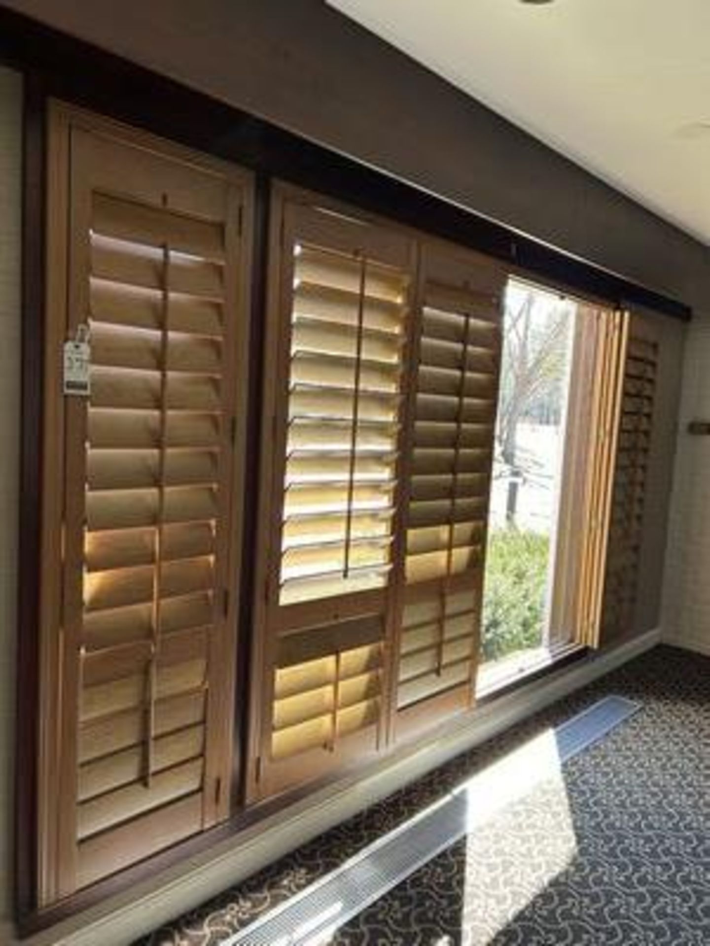 8'X6' WOOD SHUTTER PANEL SHADES