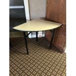 42" CURVED CORNER TABLES