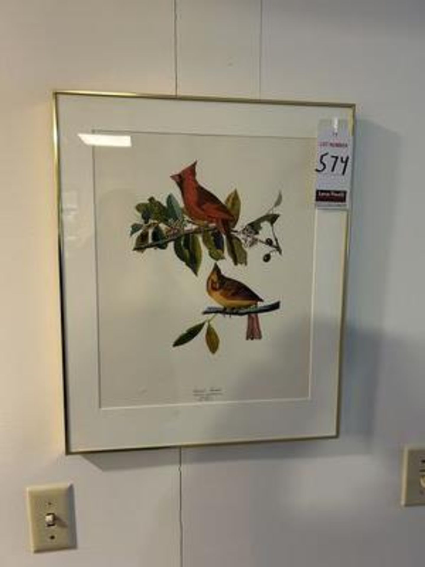 ASS'T "BIRDS" FRAMED WALL PRINTS - Image 4 of 5