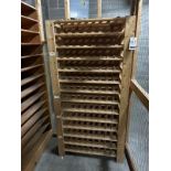 3'X6' WOOD WINE RACK