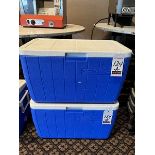 BLUE COLEMAN ICE COOLER