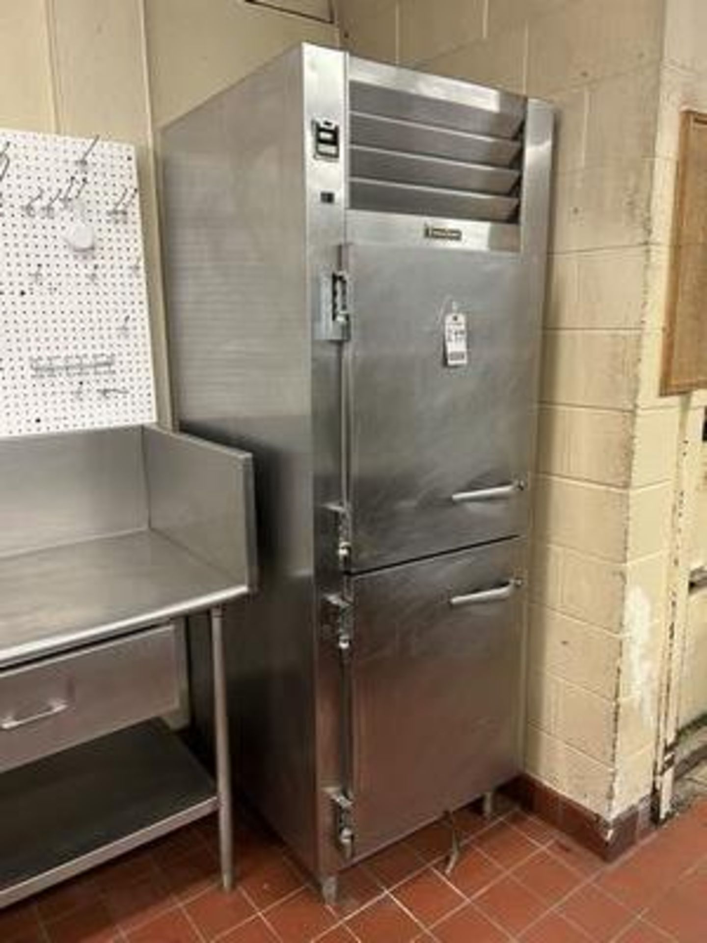 TRAULSEN 30" S.S. 1D REFRIG./FREEZER, M/N SG10001, S/N T558420A97, W/ SOLAR D.R.O.