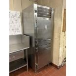 TRAULSEN 30" S.S. 1D REFRIG./FREEZER, M/N SG10001, S/N T558420A97, W/ SOLAR D.R.O.