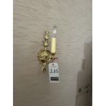 BRASS TYPE WALL SCONCES