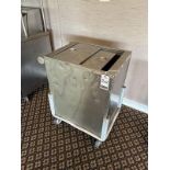 24" PORT. S.S. UNHEATED PLATE DISPENSER