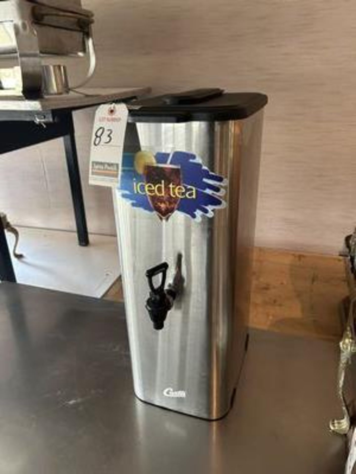 ICE TEA S.S. DISPENSER W/ SPIGOT