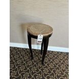 14" DIA. WOOD SIDE TABLE