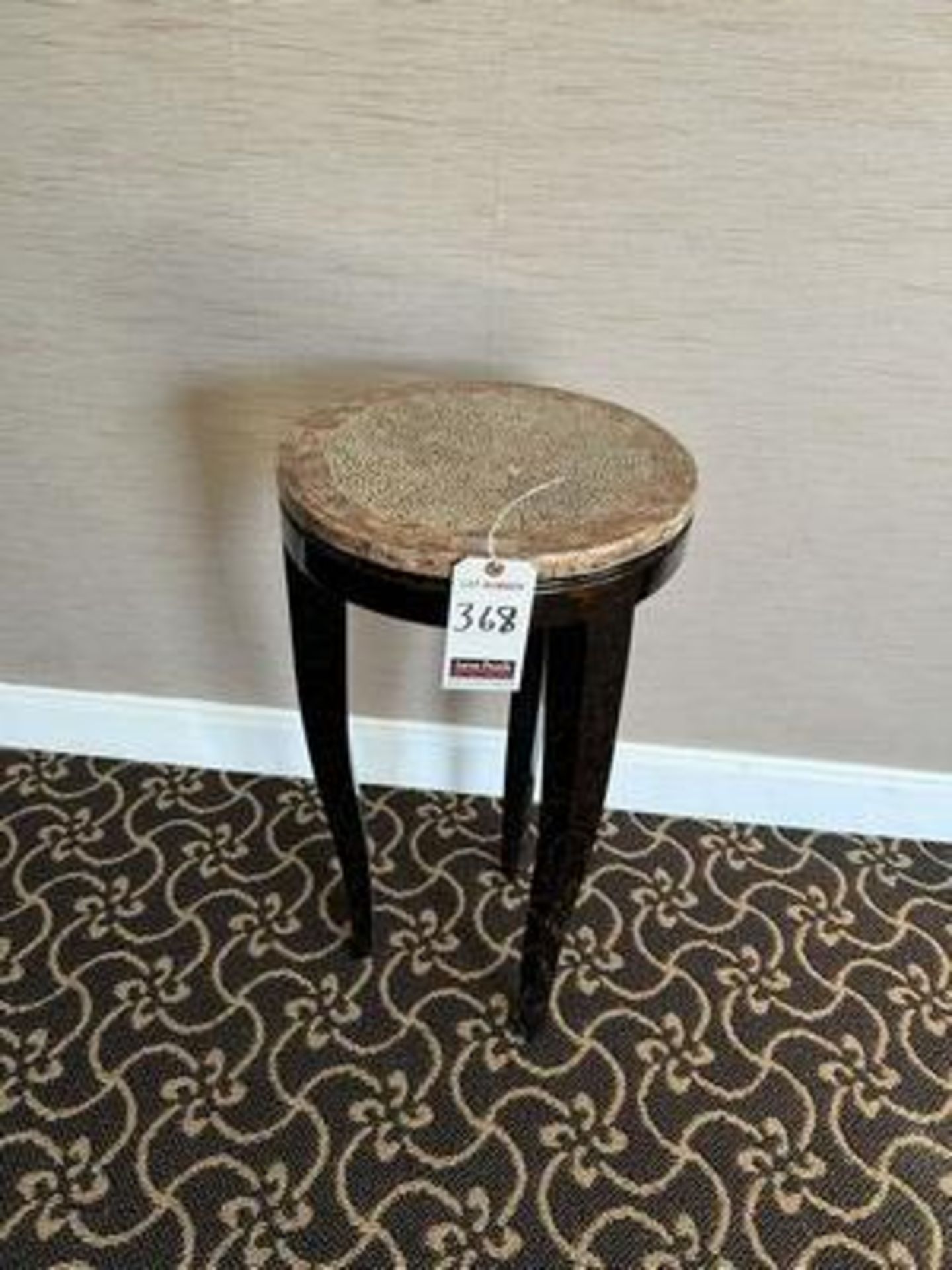 14" DIA. WOOD SIDE TABLE
