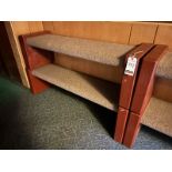 5' CHERRY WOOD & UPH. BENCHES