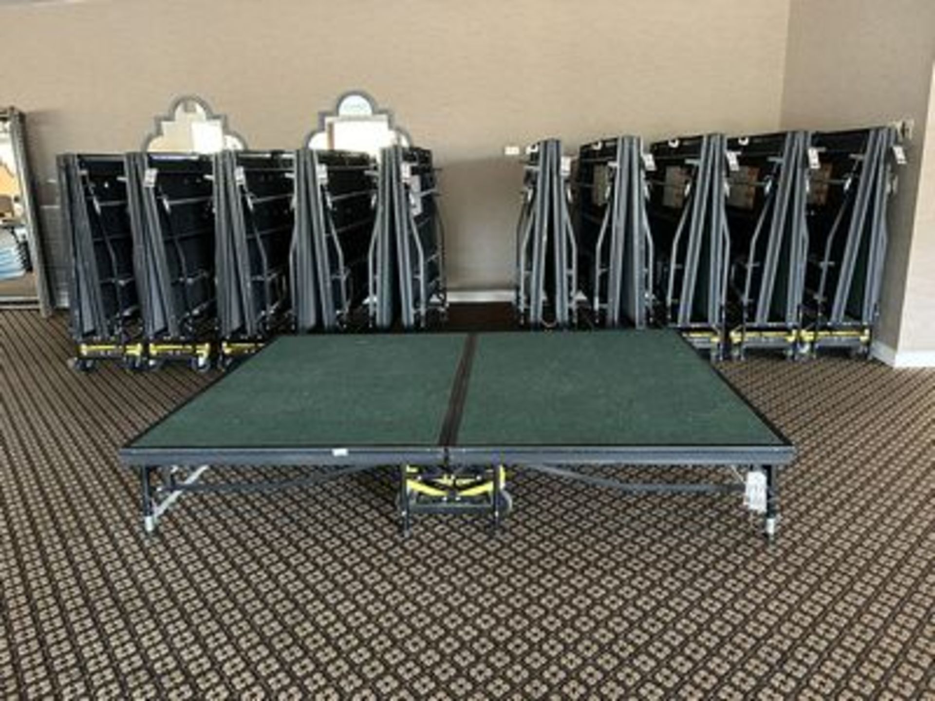 SICO 8'X6' PORT. FOLDING STAGE PLATFORM, M/N 1800