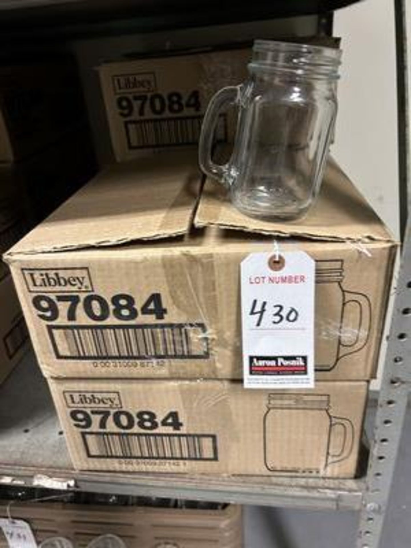 16-OZ. GLASS MASON JARS