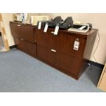 6' 4D LAT. FILE WOOD CREDENZA