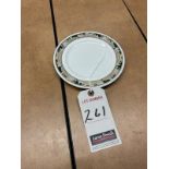 ESCHENBACH 6" PORCELAIN BREAD PLATES W/ DECORATIVE TRIM