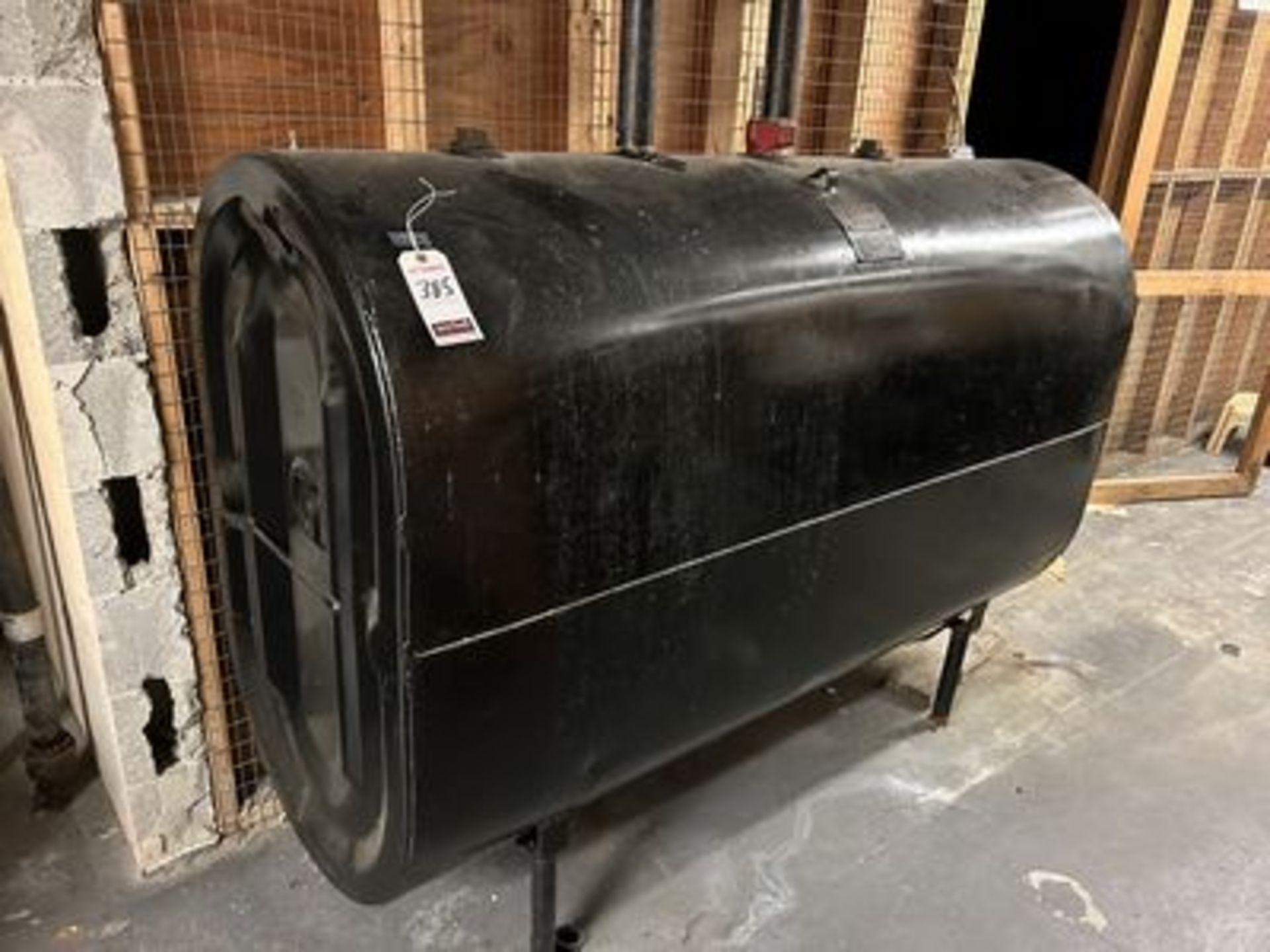 STEEL OIL BURNER FUEL TANK, 330-GAL. CAP.