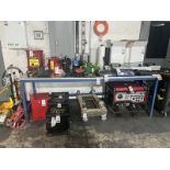 8' STEEL LEG WORKBENCH