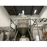 Koruma 1000 Gallon Vacuum Processing Mixer, Stainless Steel. Jacketed tank, dual agitation with Vacu