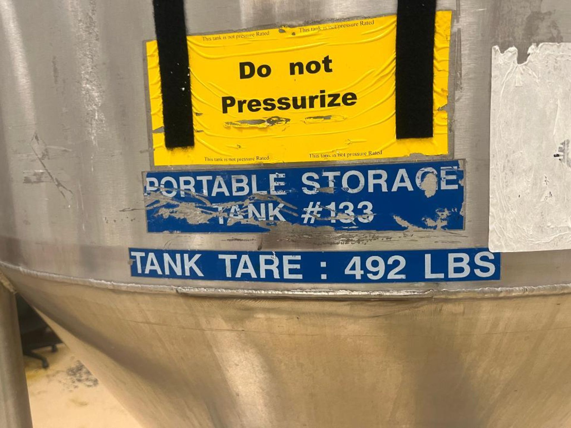 Casale Industries Stainless Steel Tank, Aproximate 1000 Liter Model 3568, Seriel #: 3568-F (Built In - Image 7 of 10