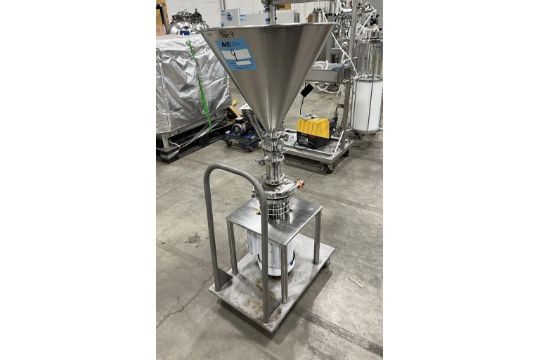 Waukesha Cherry-Burrell Portable Tri-Blender, Stainless Steel. Approximate 2" tri-clamp powder inlet - Image 4 of 8