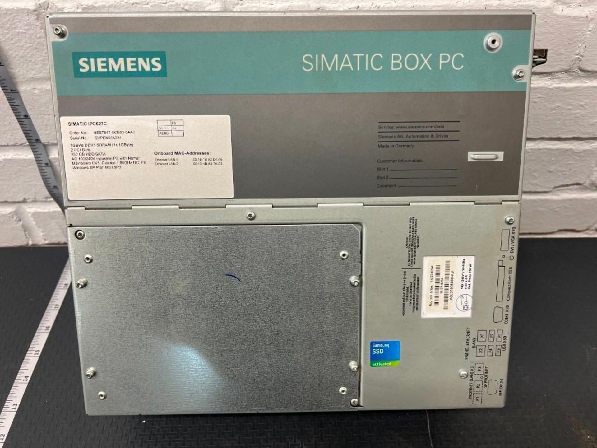 SIEMENS SIMATIC BOX PC 6ES7647-6CB03-0AA0