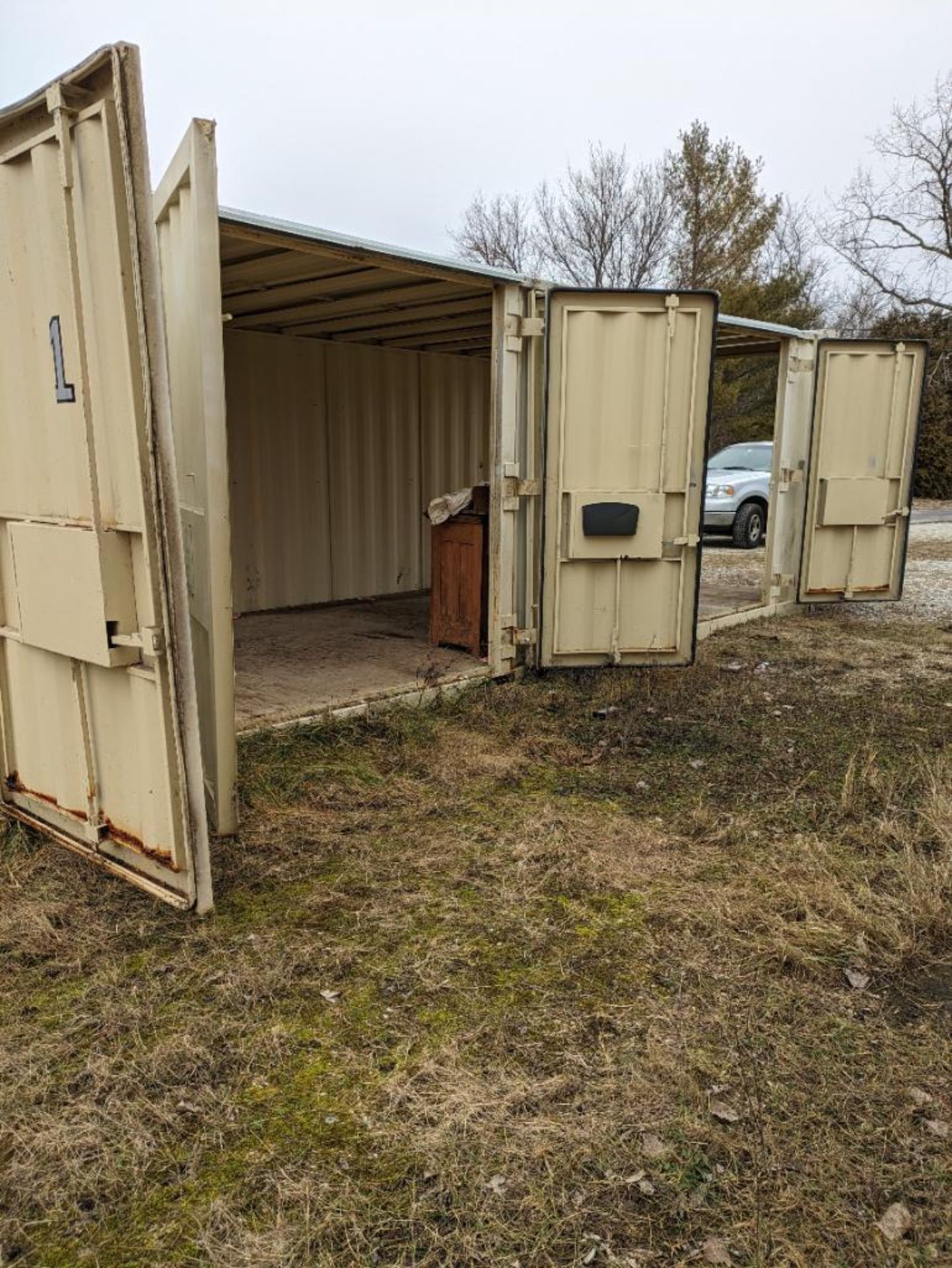 MiniMobil Portable Shop Container, 10'W x 25'L. (4) Double Doors, Front, Back & (2) Side Doors - Image 12 of 14