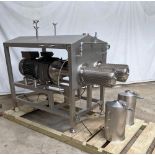 Used- Tanis Food Tech Twin Rotoplus Continuous Aerator, Model RP3000, Stainless Steel. Capacity 3000