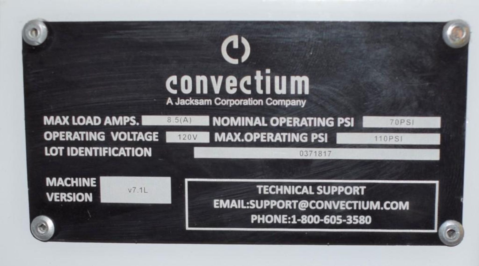 Convectium 710 Shark Automated Vape Cartridge Filling Machine, Model V7.1L. Serial# 0371817. - Image 14 of 14