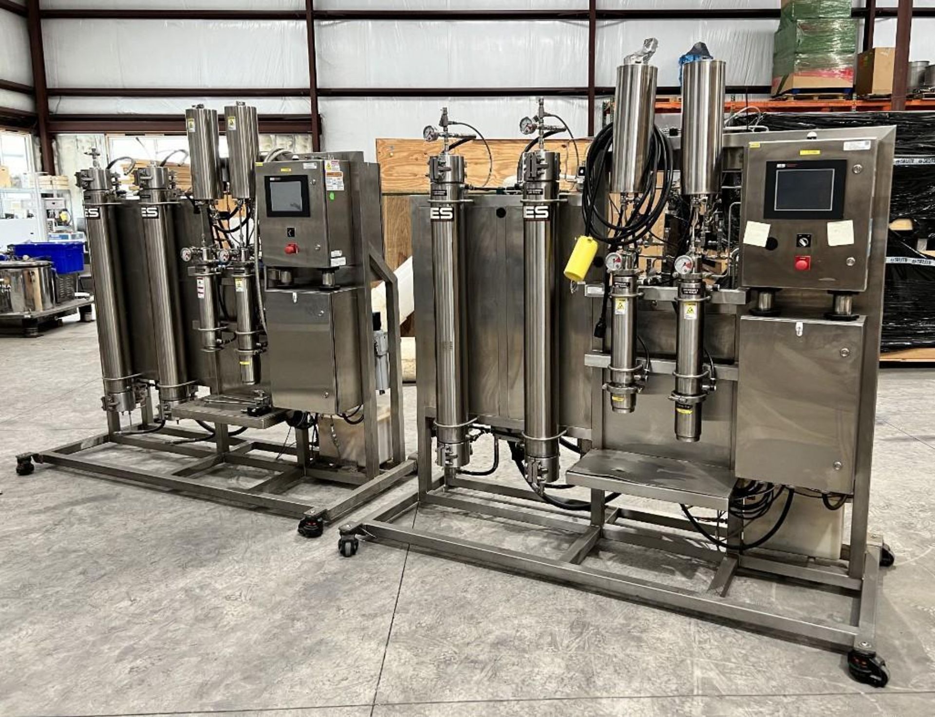 Lot Of (2) Isolate Extraction Systems ISO-CDM.10-2X-2F Closed Loop Supercritical CO2 Extraction Syst