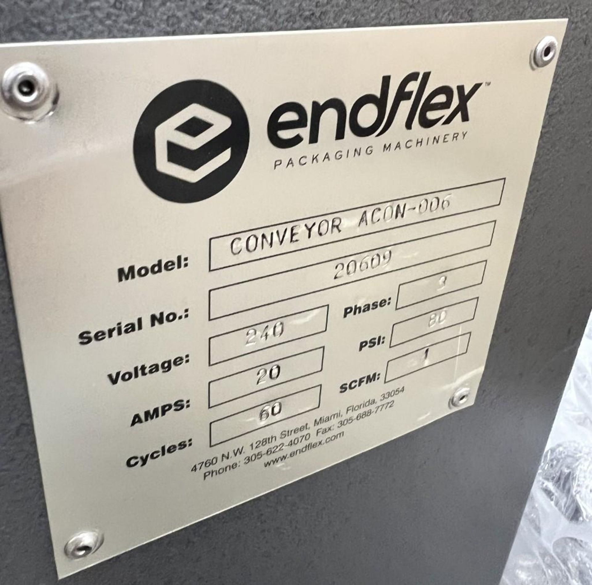 Endflex Packaging Machinery. Consisting Of (1) EndFlex Pick & Place, Model PPM-003, Serial# 20594. W - Image 42 of 57