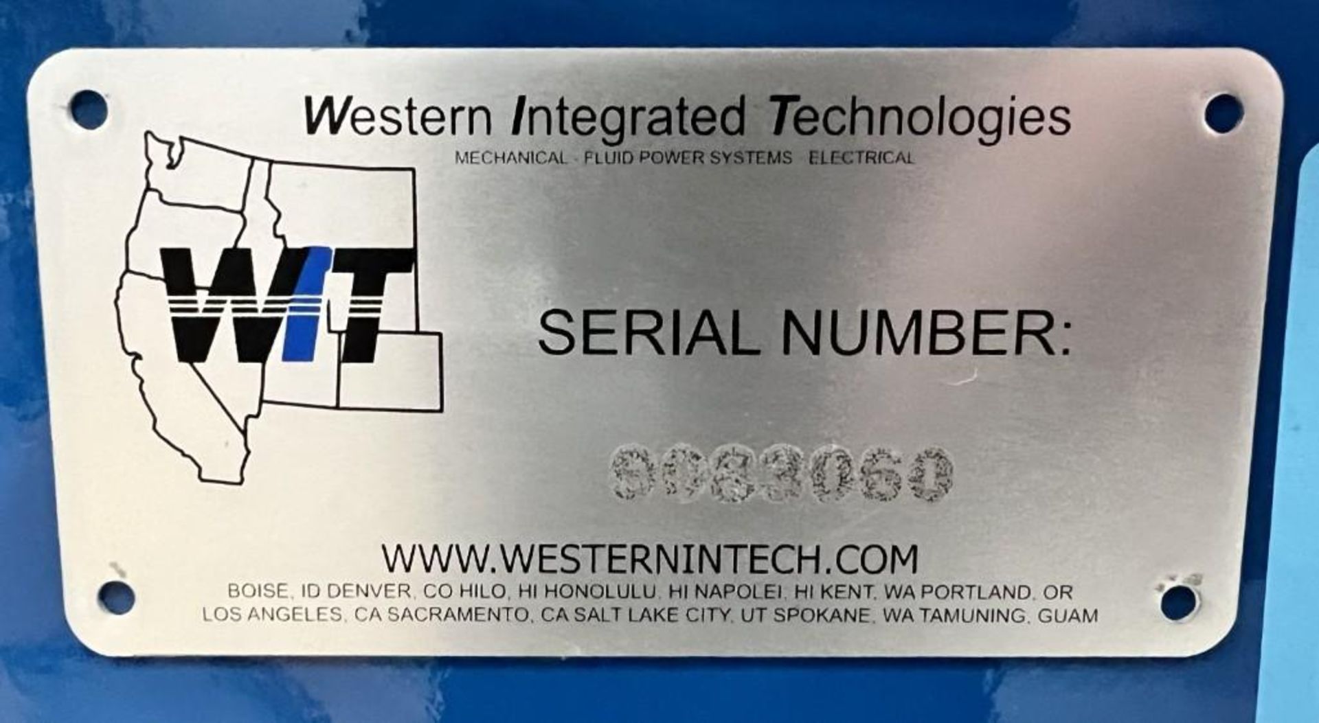 Western Integrated Technologies Solvent Recovery & Winterization Skid, Serial# 9083060. - Image 15 of 15