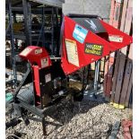 NorTrac PTO Wood Chipper, Item# 296025D, Serial# 0919-2467. Maximum chipping capacity 5-1/2", tracto