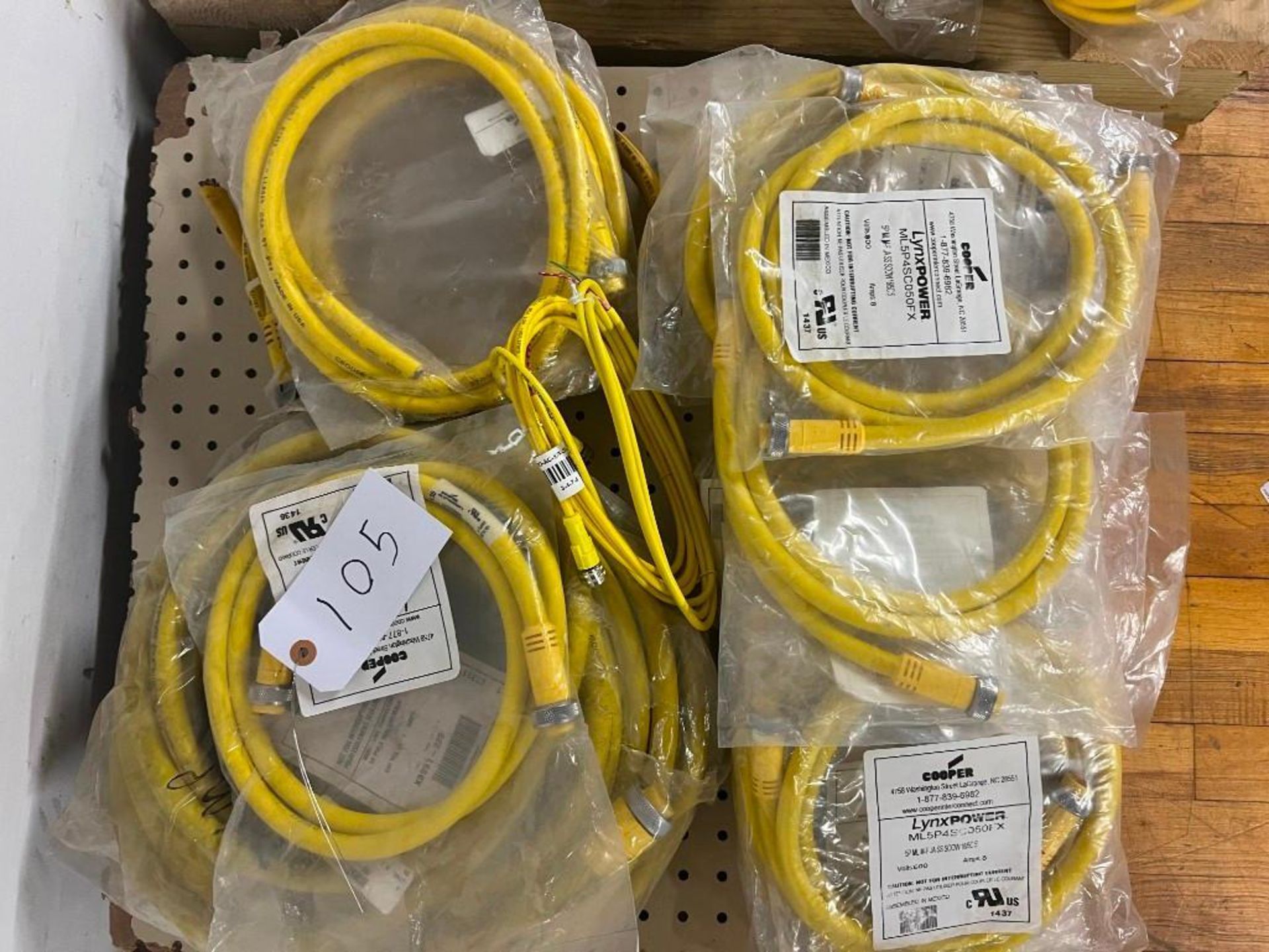 LOT OF NEW/USED COOPER CABLES