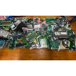 MISCELLANEOUS CIRCUIT BOARDS/DRIVE BOARDS/PLC COMPONENTS (SOME NEW)