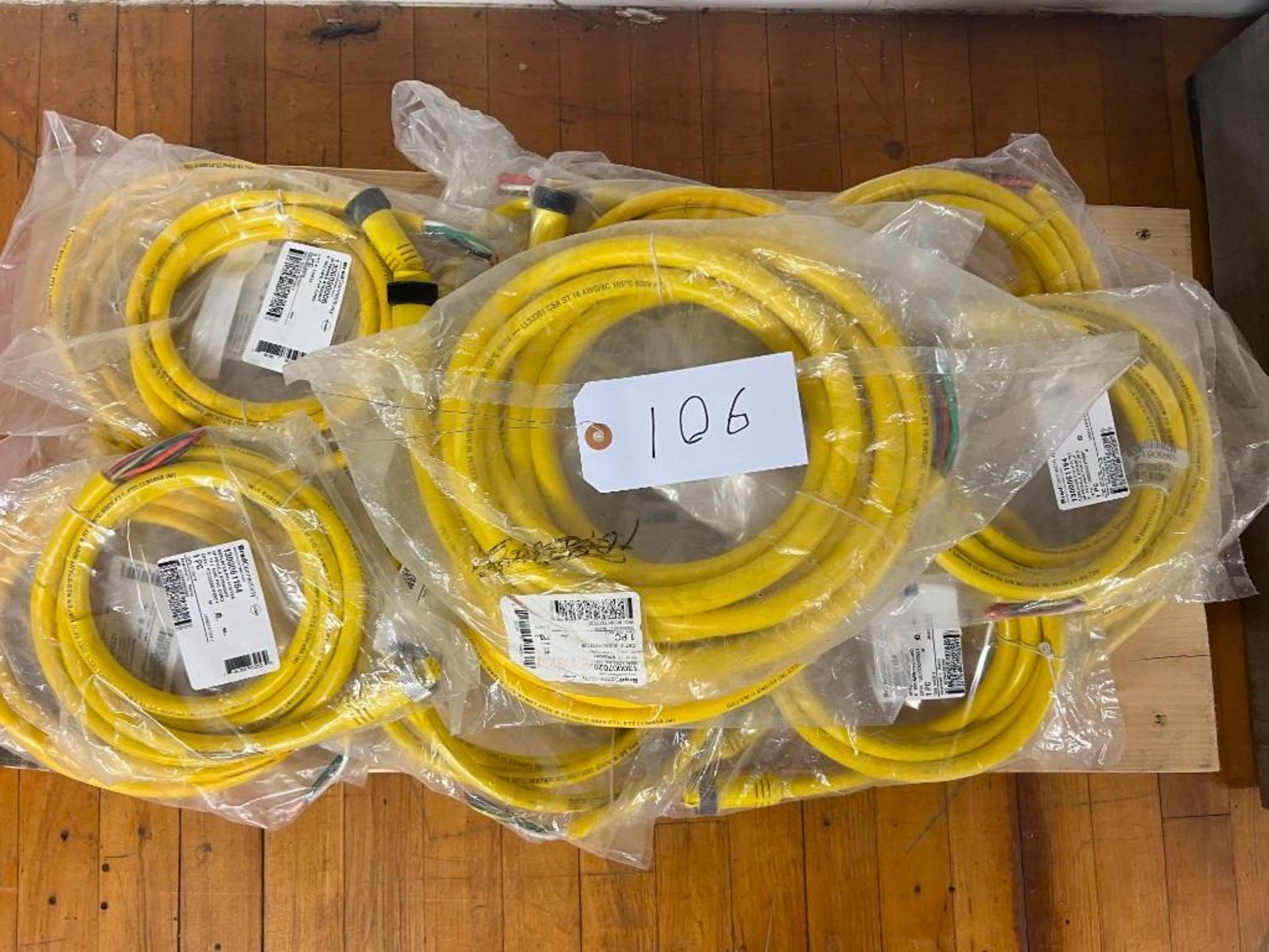 LOT OF NEW BRAD CONNECTIVITY CABLES