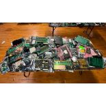 MISCELLANEOUS CIRCUIT BOARDS/DRIVE BOARDS/PLC COMPONENTS (SOME NEW)