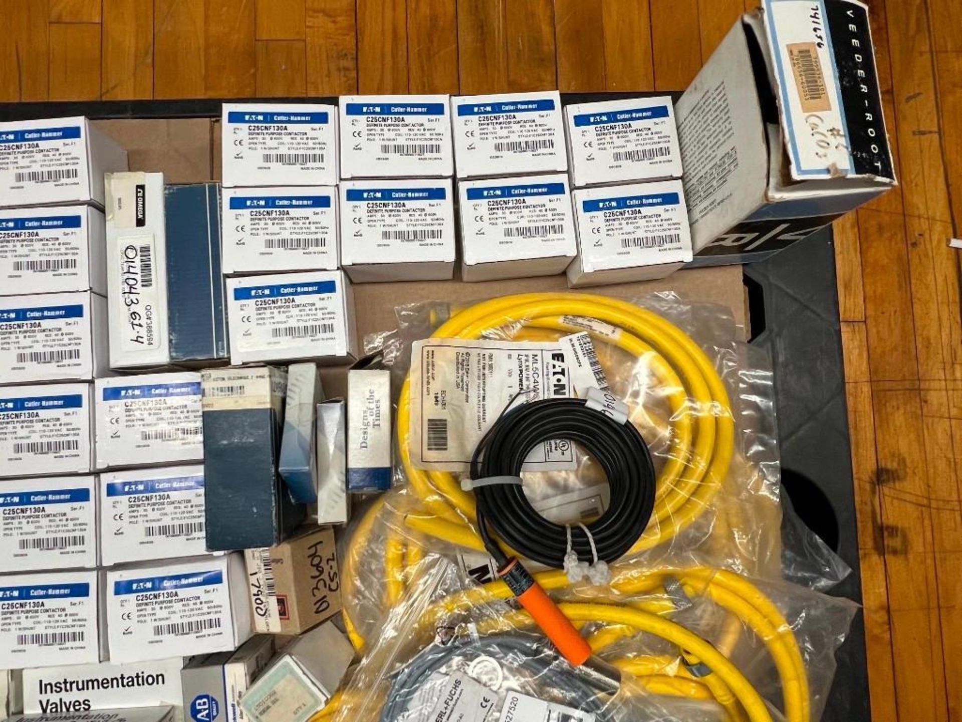 PALLET OF MISCELLANEOUS ELECTRICAL COMPONENTS (ALL NEW IN BOX)