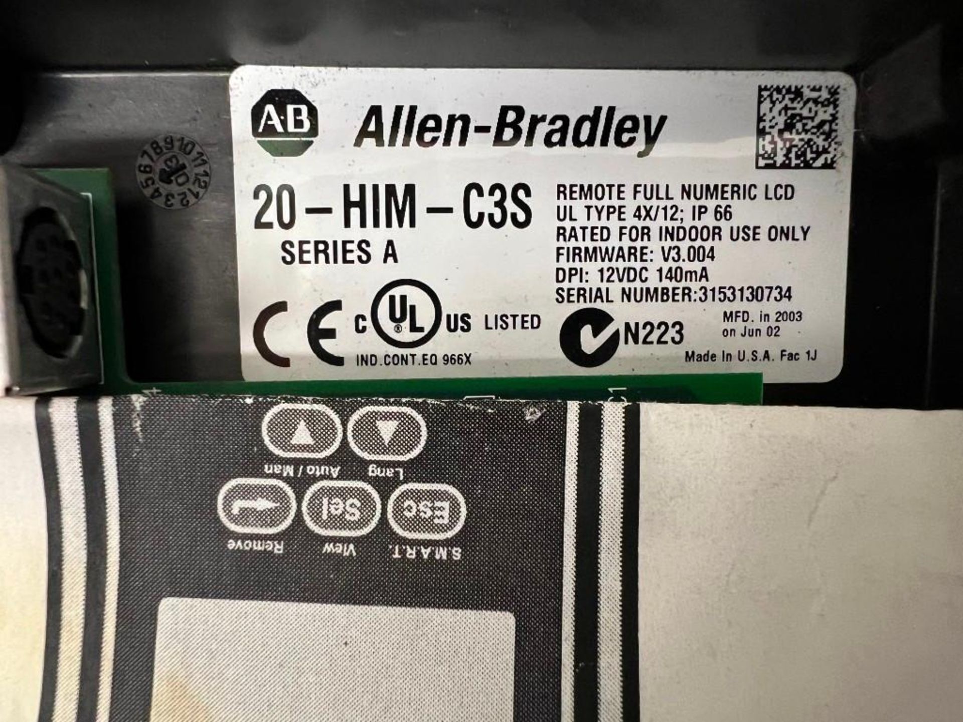 LOT OF NEW ALLEN BRADLEY COMPONENTS WITHOUT ORIGINAL PACKAGING (1756-PA72, 1791-16BC, 802M-XTY16, 42 - Image 7 of 8