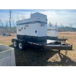 MQ Power Aprox. 100 KW Whisperwatt Trailer Mounted Diesel Powered AC Generator, *No Title*