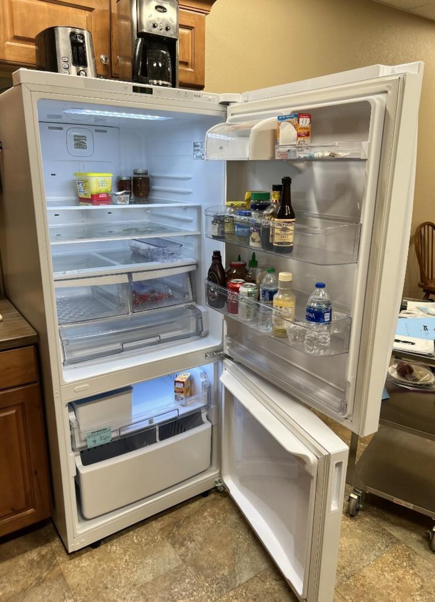 Lot Consisting Of: (1) Kenmore refrigerator-freezer, model 795.78022.310, toaster, coffee maker, Pri - Image 2 of 8