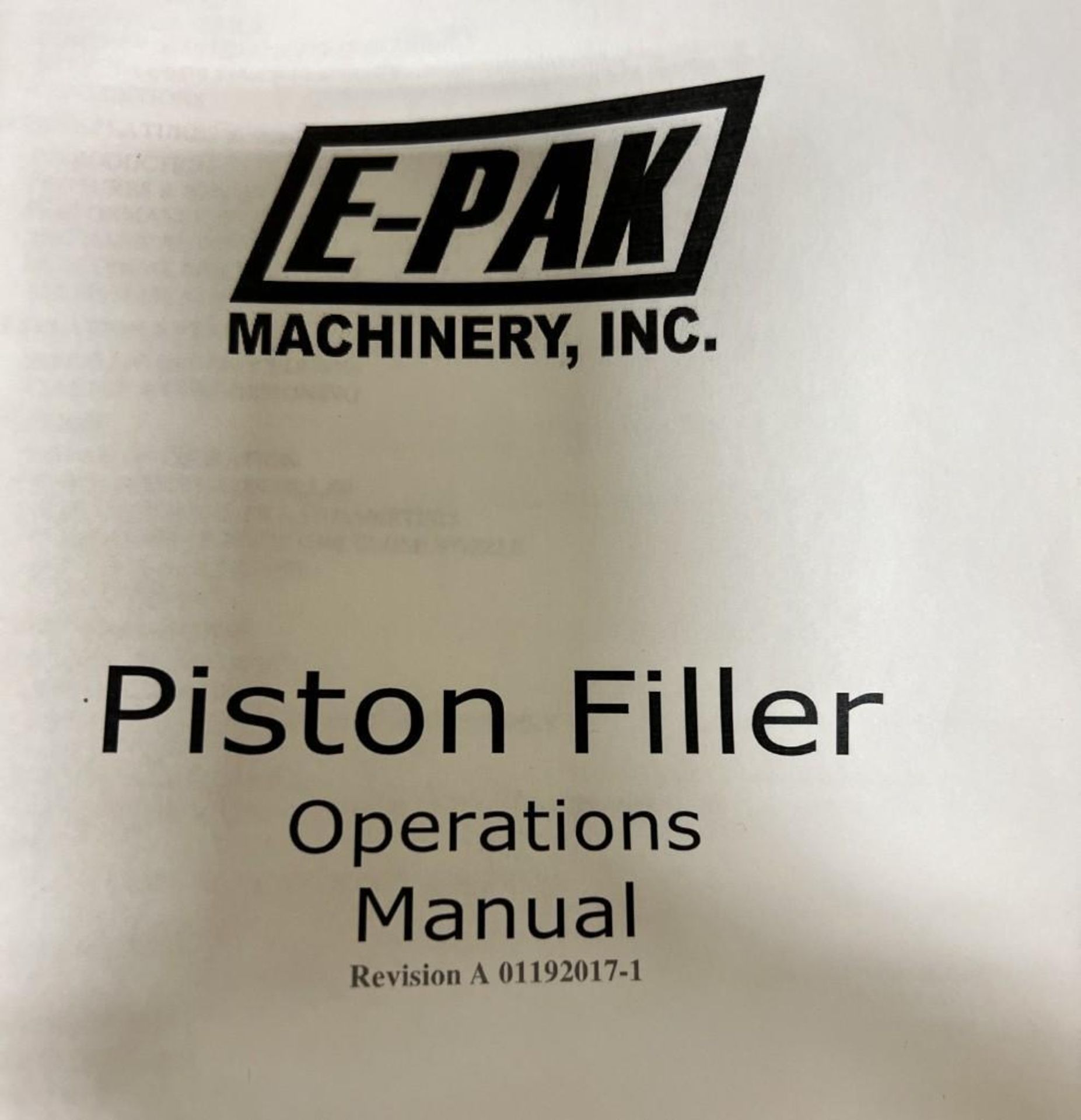 E-Pak Machinery Piston Filler, Model DGF60-J, Serial# 200045, Built 03/2020. - Image 10 of 10