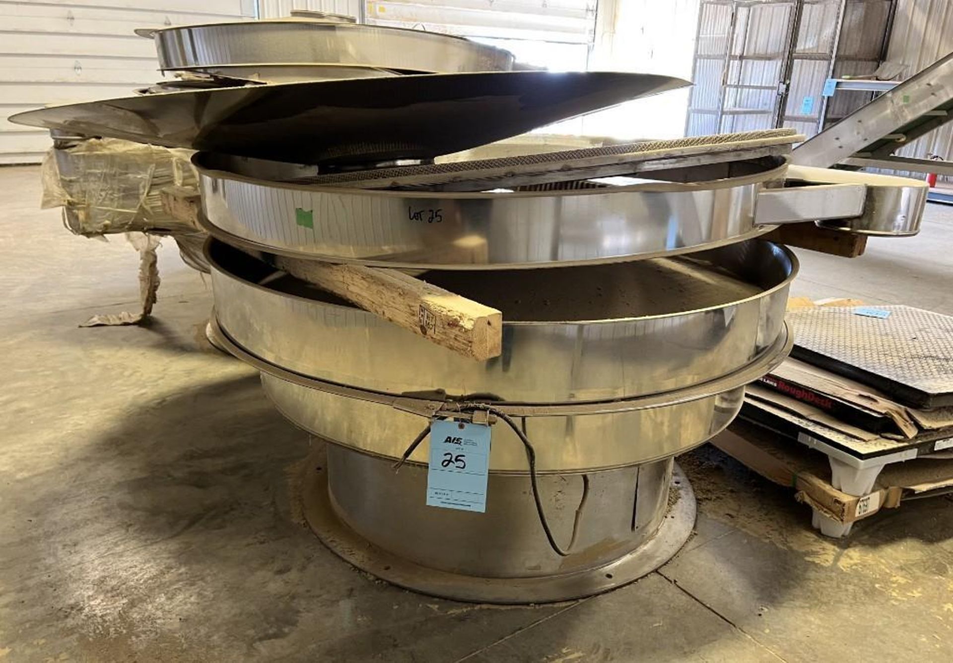 Brightsail Machinery Stainless Steel 72" Sifter, Model BSST-1800, Built 10/2019. **SEE LOT# 39 FOR P