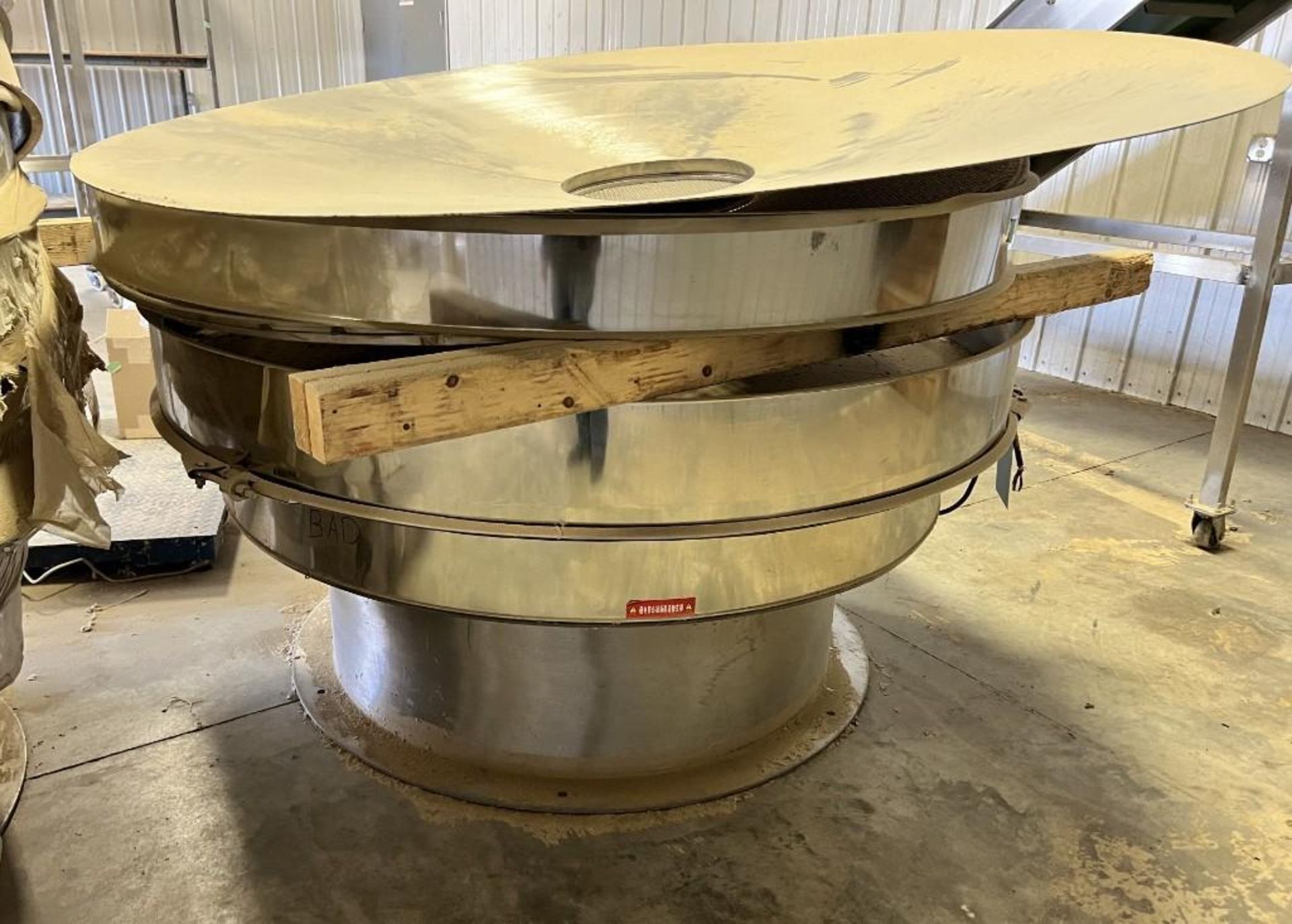 Brightsail Machinery Stainless Steel 72" Sifter, Model BSST-1800, Built 10/2019. **SEE LOT# 39 FOR P - Image 2 of 6