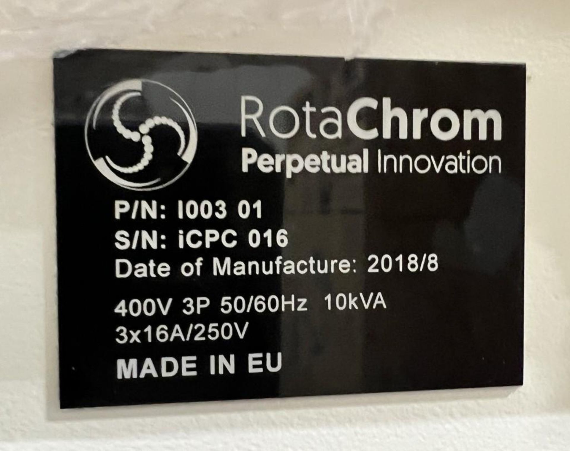 NEW RotaChrom iCPC Centrifugal Partition Liquid Chromatography System. Part# I003-01, serial# iCPC01 - Image 5 of 13