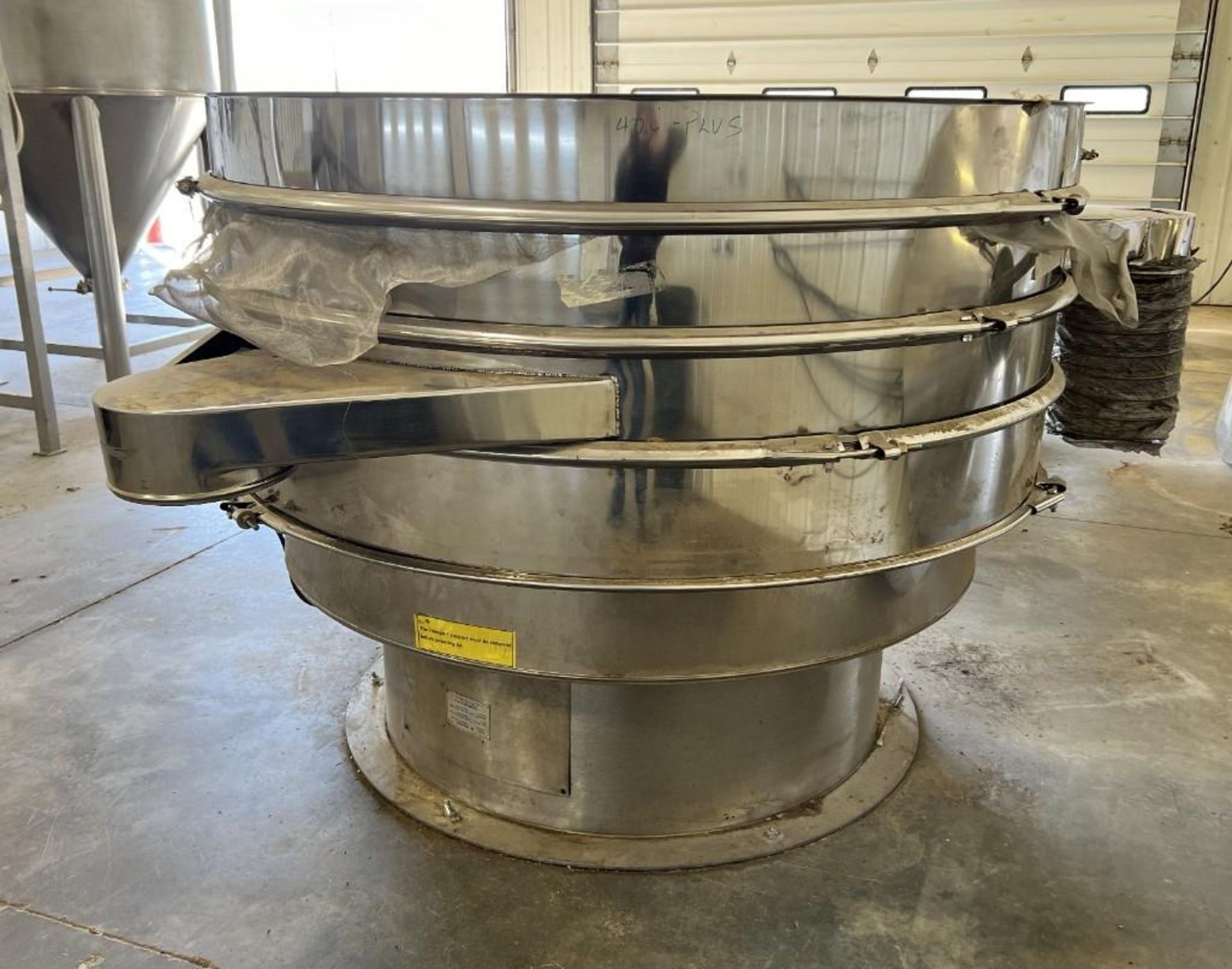 Brightsail Machinery Stainless Steel 72" Sifter, Model BSST-1800, Built 06/2019. **SEE LOT# 39 FOR P